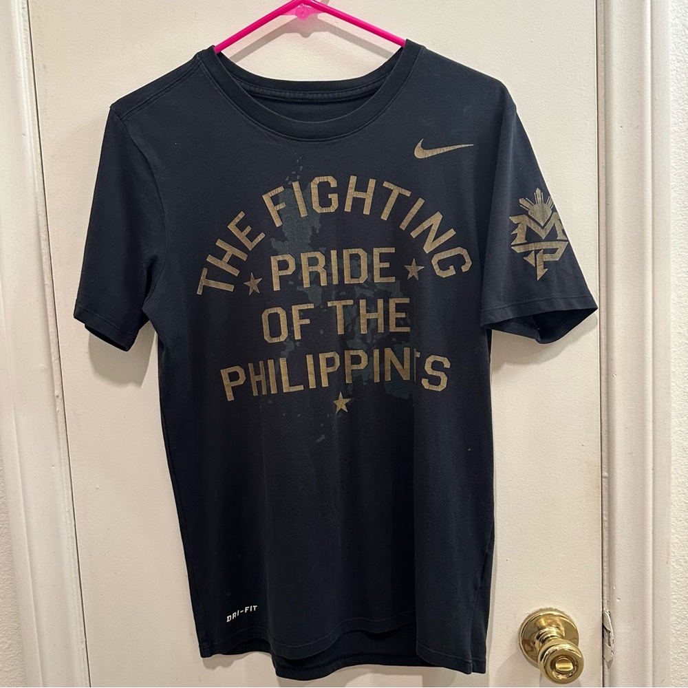Nike Manny Pacquiao Philippines Shirt, Small, Black, great condition!